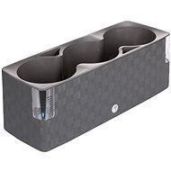 PLASTKON COBBLE TRIO self-watering chest, anthracite - Flower Box