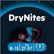 HUGGIES Dry Nites Large 8 – 15 years Boys (9 ks) - Jednorazové plienky