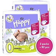 BELLA Baby Happy Before New Born vel. 0 (2× 46 ks) - Disposable Nappies