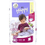 BELLA Baby Happy Junior veľkosť 5 (58 ks) - Jednorazové plienky
