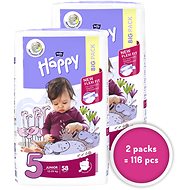 BELLA Baby Happy Junior vel. 5 (2× 58 ks) - Disposable Nappies