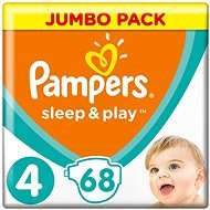 PAMPERS Sleep & Play Maxi veľ. 4 (68 ks) – Jumbo Pack - Detské plienky