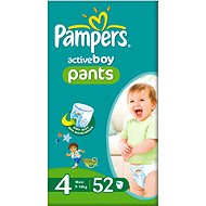 Pampers Active Boy Maxi 52 pcs - Baby Nappies