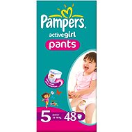 Pampers Active Girl Junior 48 pc - Baby Nappies