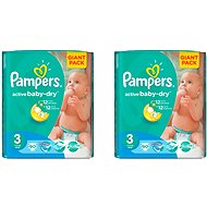 Pampers Pampers set ActiveBaby Midi Giant Pack 2x90 pieces - Toiletry Set