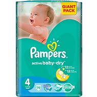Pampers ActiveBaby Giant Maxi Pack 76 pcs - Baby Nappies