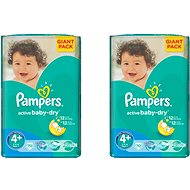 Pampers set ActiveBaby Giant Pack Maxi + 2x70 pieces - Toiletry Set