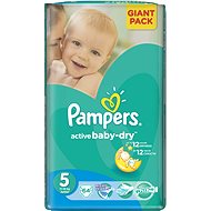 Pampers ActiveBaby Giant Pack Junior 64 pc - Baby Nappies