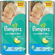 Pampers Active Baby Set of 6 extra large 15+ kg 56 pieces - Toiletry Set