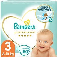PAMPERS Premium Care Midi size 3 (80 pcs) - Disposable Nappies