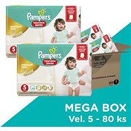 PAMPERS Pants Premium Care Junior vel. 5 Megabox (80 ks) - Nappies