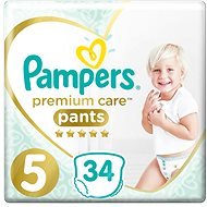 PAMPERS Pants Premium Care Junior veľ. 5 Megabox (68 ks) - Plienkové nohavičky