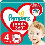 PAMPERS Pants size 4 Maxi Mega+ (108pcs) - monthly pack - Nappies