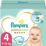 PAMPERS Premium Care Maxi veľkosť 4 (104 ks) - Jednorazové plienky