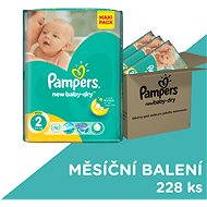 Pampers NewBaby VPP Mini (3x76 pieces) - A monthly supply - Baby Nappies
