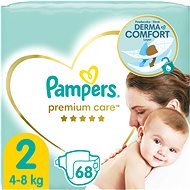 PAMPERS Premium Care Mini 2-es méret (68 db) - Eldobható pelenka