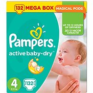 PAMPERS Active Baby-Dry Size 4 Maxi Mega Box (132pcs) - Baby Nappies