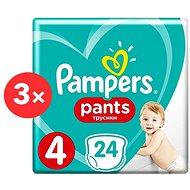 PAMPERS Pants Carry Pack Maxi, size 4 (3×24pcs) - Nappies