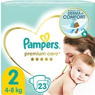 PAMPERS Premium Care Mini veľkosť 2 (23 ks) - Jednorazové plienky