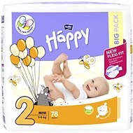 BELLA Baby Happy Mini Windeln - Größe 2 (78 Stück) - Einweg-Windeln