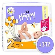 BELLA Baby Happy Mini 2-es méret (312 db) - Eldobható pelenka