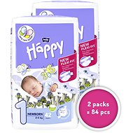 BELLA Baby Happy New Born vel. 1 (2× 42 ks) - Disposable Nappies