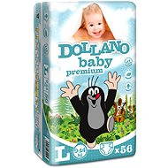 DOLLANO Baby Premium L 56 pcs - Baby Nappies