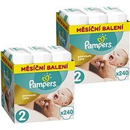 PAMPERS Premium Care size 2 Mini (480 pcs) - 2 months pack - Disposable Nappies
