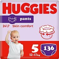 HUGGIES Pants Jumbo veľkosť 5 (136 ks) - Plienkové nohavičky