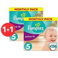 PAMPERS Active Fit Size 5 (272 pcs) - Baby Nappies