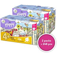 BELLA Baby Happy Maxi Plus Box vel. 4+ (2× 124 ks) - Disposable Nappies