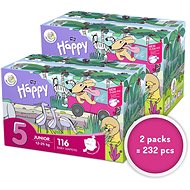 BELLA Baby Happy Junior Box vel. 5 (2× 116 ks) - Disposable Nappies