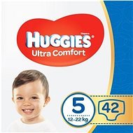 HUGGIES Ultra Comfort Jumbo Größe 5 (42 Stück) - Einweg-Windeln