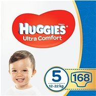HUGGIES Ultra Comfort Jumbo Size 5 (168 pcs) - Baby Nappies