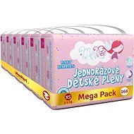 MonPeri Klasik Mega Pack veľkosť XS (168 ks) - Jednorazové plienky
