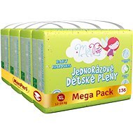 MonPeri Klasik Mega Pack méret XL (136 db) - Eldobható pelenka