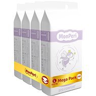 MonPeri ECO Comfort Mega Pack size L (200 pcs) - Eco-Friendly Nappies