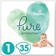 PAMPERS Pure Protection 1-es méret (35 db) - Eldobható pelenka