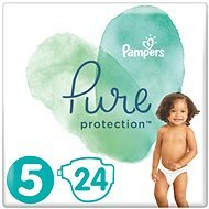 PAMPERS Pure Protection, 5-ös méret (24 db) - Pelenka