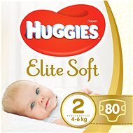 HUGGIES Elite Soft veľkosť 2 (80 ks) - Jednorazové plienky