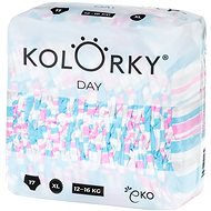KOLORKY DAY Stripes size XL (17 pcs) - Eco-Friendly Nappies