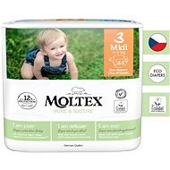 MOLTEX Pure & Nature Midi, size 3 (33 pcs) - Eco-Friendly Nappies