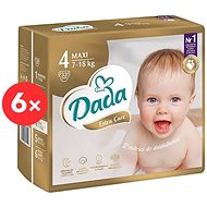 DADA Extra Care MAXI Size 4, 6× 33 pcs - Baby Nappies
