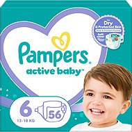 PAMPERS Active Baby 6 (56 db), 13-18 kg - Eldobható pelenka