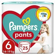 PAMPERS Pants veľ. 6 (25 ks) - Plienkové nohavičky
