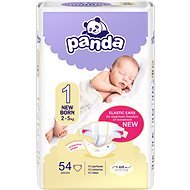PANDA New born veľkosť 1 (54 ks) - Jednorazové plienky