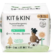 Kit & Kin Eko Naturally Dry Nappies size 3 (32 pcs) - Disposable Nappies