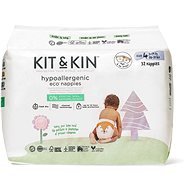 Kit & Kin Eko Naturally Dry Nappies 4-es méret (32 db) - Öko pelenka