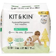 Kit & Kin Eko Naturally Dry Nappies Size 5 (28 Pcs) - Eco-Friendly Nappies