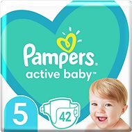 PAMPERS Active Baby veľkosť 5 (42 ks) - Jednorazové plienky